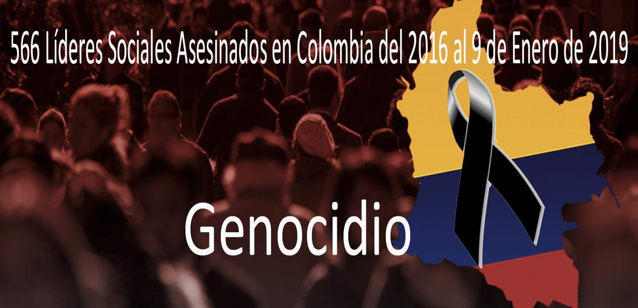 Genocidio Contra Lideres Sociales  en Colombia | foto | SINALTRAINAL : : Sindicato Nacional de Trabajadores del Sistema Agroalimentario