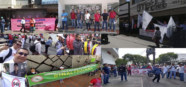 Trabajadores Exigieron Derogatoria de la Circular 049 | foto | SINALTRAINAL : : Sindicato Nacional de Trabajadores del Sistema Agroalimentario