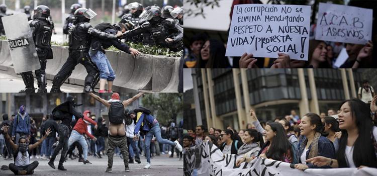 Criminal Represión Contra Estudiantes que Rechazan la Corrupción | foto | SINALTRAINAL : : Sindicato Nacional de Trabajadores del Sistema Agroalimentario