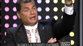Presidente Rafael Correa revela que acercamientos de paz entre Gobierno y ELN avanzan en Ecuador